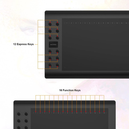 GAOMON M106K: Tablette Graphique Pro - Libérez Votre Créativité Artistique!