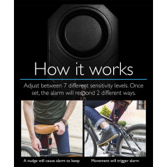 Fosmon Anti-Theft Bike Alarm: Secure Your Ride with 113dB Siren