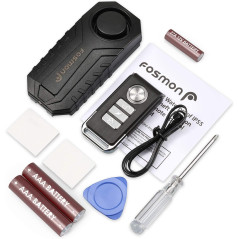 Fosmon Anti-Theft Bike Alarm: Secure Your Ride with 113dB Siren