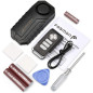 Fosmon Bike Alarm: 113dB Anti-Theft Security with Remote - Protect Your Ride!