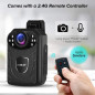 BOBLOV KJ21 Pro: Mini Caméra Corporelle HD 1296P avec Télécommande et Vision Nocturne - Autonomie 10h BOBLOV KJ21 Pro: Mini Caméra Corporelle HD 1296P avec Télécommande et Vision Nocturne - Autonomie 10h