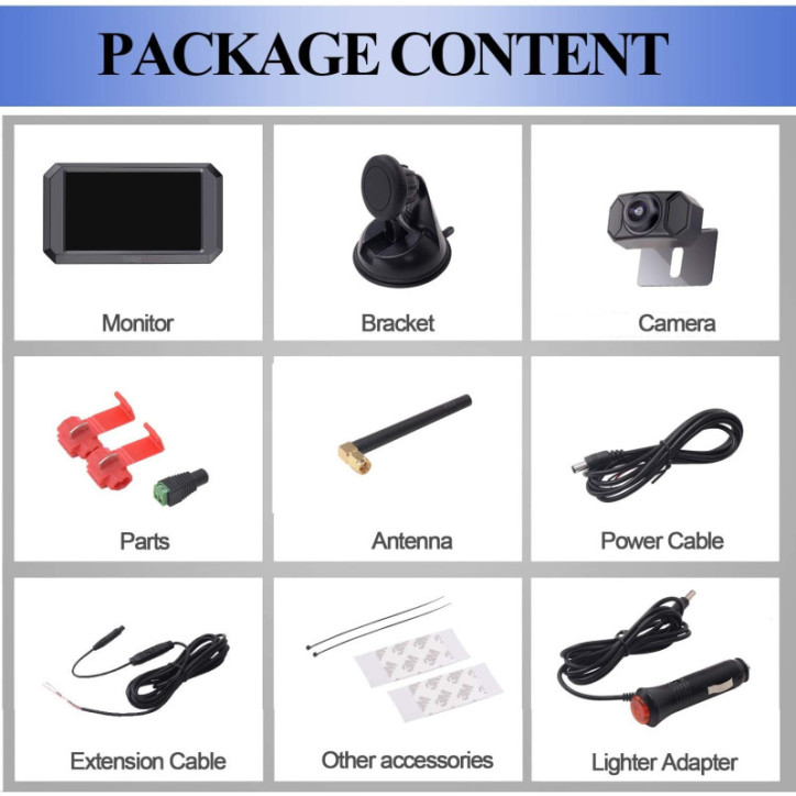 Yakry Wireless Backup Camera: 1080P HD, 5 Monitor, Easy Install, & Night Vision - Perfect for Cars, Trucks, & RVs! Yakry Wireless Backup Camera: 1080P HD, 5 Monitor, Easy Install, & Night Vision - Perfect for Cars, Trucks, & RVs!