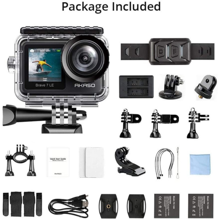 AKASO Brave 7 LE: 4K Action Camera with Dual Screen - Capture Your Adventures! AKASO Brave 7 LE: 4K Action Camera with Dual Screen - Capture Your Adventures!