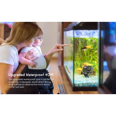 Cooau 4K, the action camera with external microphone