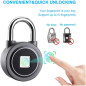 MEGAFEIS Fingerprint Bluetooth Padlock: Keyless Security for Home & Outdoors MEGAFEIS Fingerprint Bluetooth Padlock: Keyless Security for Home & Outdoors