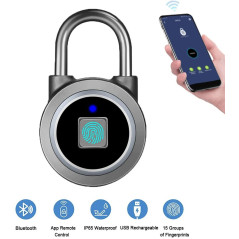 Fingerprint Padlock, the thumbprint padlock
