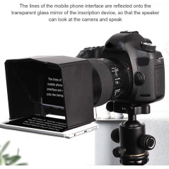 Oumij Smartphone Teleprompter, le téléprompteur portable pour