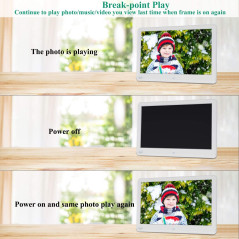 Atatat 10 Digital Picture Frame: 1080P HD, Motion Sensor, Easy Setup - Cherish Your Memories!
