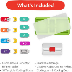Osmo Coding Starter Kit: Learn to Code with Fun, Hands-On Games! Ages 5-10+