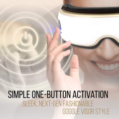 SereneLife SLEYMSG55, le casque de massage pour vos yeux