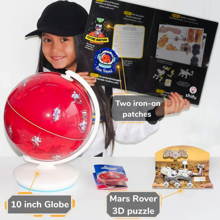 Orboot Mars PlayShifu : Globe Interactif AR, Aventure Spatiale pour Enfants (6-12 ans)