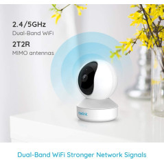Reolink E1 Pro : Caméra de Surveillance Intelligente 4MP, Vision Nocturne, Audio Bidirectionnel & Zoom Optique