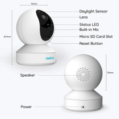 Reolink E1 Pro, le pack de 2 caméras