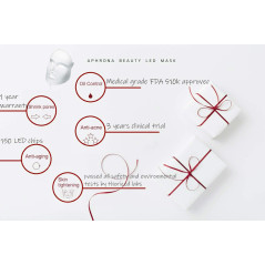 Masque LED Aphrona®: Révélez une Peau Éclatante avec la Luminothérapie