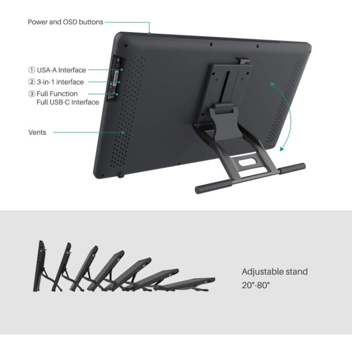 Huion Kamvas 13 : Tablette Graphique Pro - Écran Full HD, Ultra-Fine & Portable! Huion Kamvas 13 : Tablette Graphique Pro - Écran Full HD, Ultra-Fine & Portable!