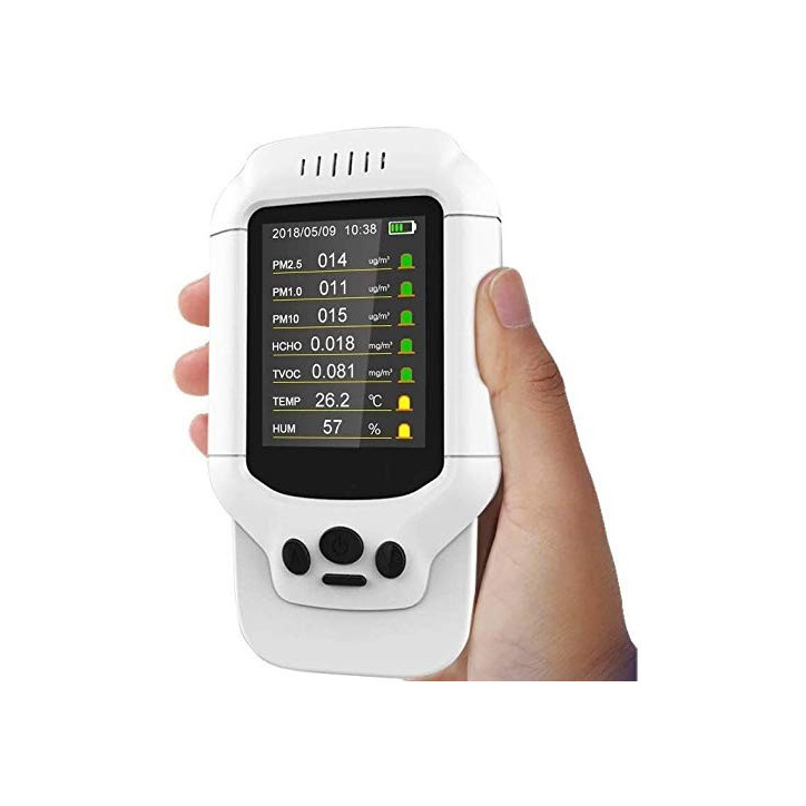 Air Pur et Sûr : Moniteur de Qualité dAir Avancé EG pour Maison & Bureau