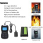 Sécurité Maximale: Détecteur 4 Gaz Portable avec Alertes Sonores, Lumineuses et Vibrations Sécurité Maximale: Détecteur 4 Gaz Portable avec Alertes Sonores, Lumineuses et Vibrations