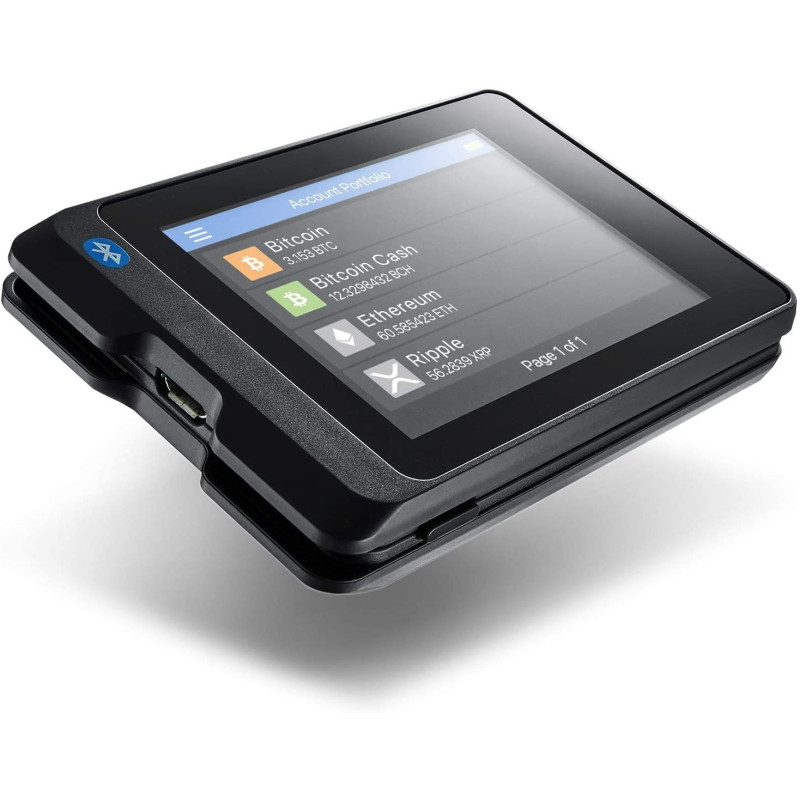 SecuX W10, le portefeuille tactile