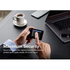 SecuX W10, le portefeuille tactile