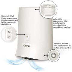 Avari 600, le purificateur d'air à filtre éléctrostatique