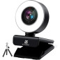 Vitade Webcam HD 1080p avec Lumière Annulaire: Streaming Impeccable & Appels Vidéo Pro! Vitade Webcam HD 1080p avec Lumière Annulaire: Streaming Impeccable & Appels Vidéo Pro!