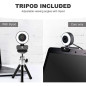 Vitade Webcam HD 1080p avec Lumière Annulaire: Streaming Impeccable & Appels Vidéo Pro! Vitade Webcam HD 1080p avec Lumière Annulaire: Streaming Impeccable & Appels Vidéo Pro!