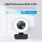 Angetube 1080p Webcam with Ring Light & Autofocus: Perfect for Streaming & Video Calls! Angetube 1080p Webcam with Ring Light & Autofocus: Perfect for Streaming & Video Calls!