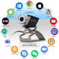 Aluratek 1080p HD Webcam: Crystal Clear Streaming for Work & Home - Easy Setup! Aluratek 1080p HD Webcam: Crystal Clear Streaming for Work & Home - Easy Setup!