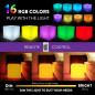 Cube LED Mr.Go: Ambiance Lumineuse Rechargeable & Étanche - Illuminez Votre Espace avec Style! Cube LED Mr.Go: Ambiance Lumineuse Rechargeable & Étanche - Illuminez Votre Espace avec Style!