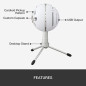Logitech Snowball iCE: Studio-Quality USB Microphone for Podcast, Streaming & Recording Logitech Snowball iCE: Studio-Quality USB Microphone for Podcast, Streaming & Recording