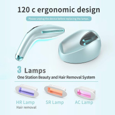 DEESS GP590 IPL Hair Removal: 3-in-1 Pain-Free System for Face & Body - Unlimited Flashes!
