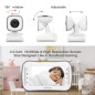 Axvue A242 Baby Monitor with Two Cameras: See & Hear Your Baby, Day or Night!