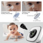 Axvue A242 Baby Monitor with Two Cameras: See & Hear Your Baby, Day or Night!