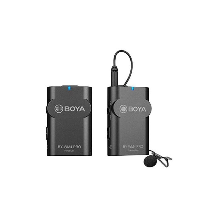 BOYA WM4 Pro K2 Wireless Mic: Dual Lavalier for Crystal-Clear Audio on Cameras & Smartphones BOYA WM4 Pro K2 Wireless Mic: Dual Lavalier for Crystal-Clear Audio on Cameras & Smartphones