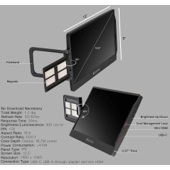 SideTrak Swivel, the side screen