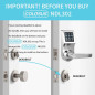 Colosus NDL302: Keyless Entry Smart Lock - Secure Your Home with PIN, RFID & Remote! Colosus NDL302: Keyless Entry Smart Lock - Secure Your Home with PIN, RFID & Remote!