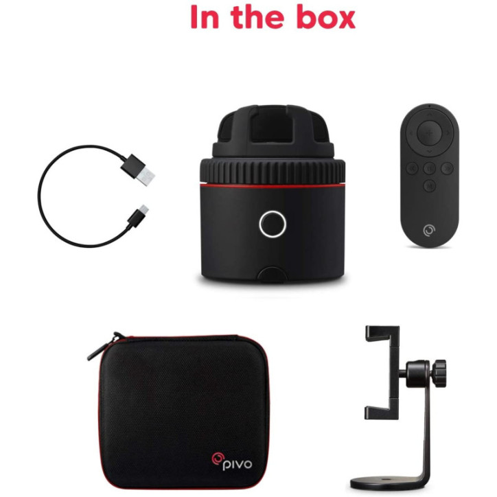 Pivo Pod Classic: Auto-Tracking Smartphone Mount with Remote & Case - Capture Every Angle! Pivo Pod Classic: Auto-Tracking Smartphone Mount with Remote & Case - Capture Every Angle!