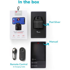 Pivo Pod Silver, the automatic tracking device