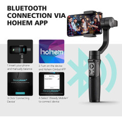 hohem iSteady Mobile+, le dispositif de stabilisation