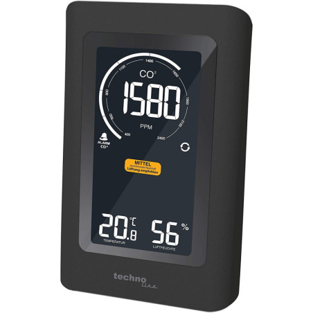 Technoline WL1030: Surveillez Votre Air Intérieur ! Détecteur de CO2, Température & Humidité