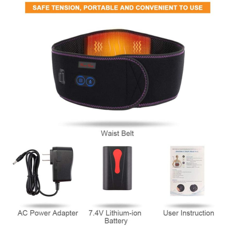 Ceinture Chauffante Dorsale Massante HUNT HEAT : Soulagement Douleur & Relaxation Personnalisée