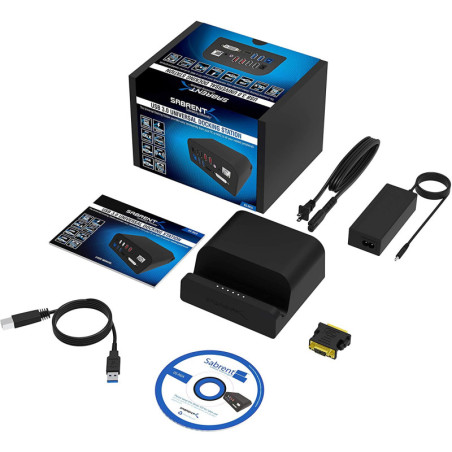 Sabrent Universal Docking Station: Boost Your Productivity with Multi-Display Support & Fast Charging!