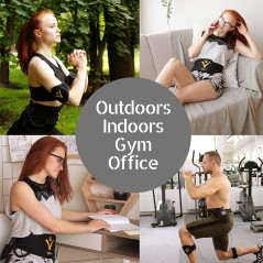 VEOFIT EMS Pro, the belt and armbands of electrostimulation