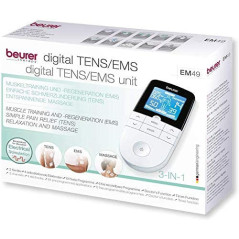 Beurer EM49: TENS & EMS Muscle Stimulator - Natural Pain Relief & Recovery