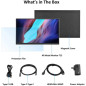ZSCMALLS 15.6 Portable Monitor: FHD, USB-C/HDMI, Perfect for Laptop, Phone & Gaming! ZSCMALLS 15.6 Portable Monitor: FHD, USB-C/HDMI, Perfect for Laptop, Phone & Gaming!