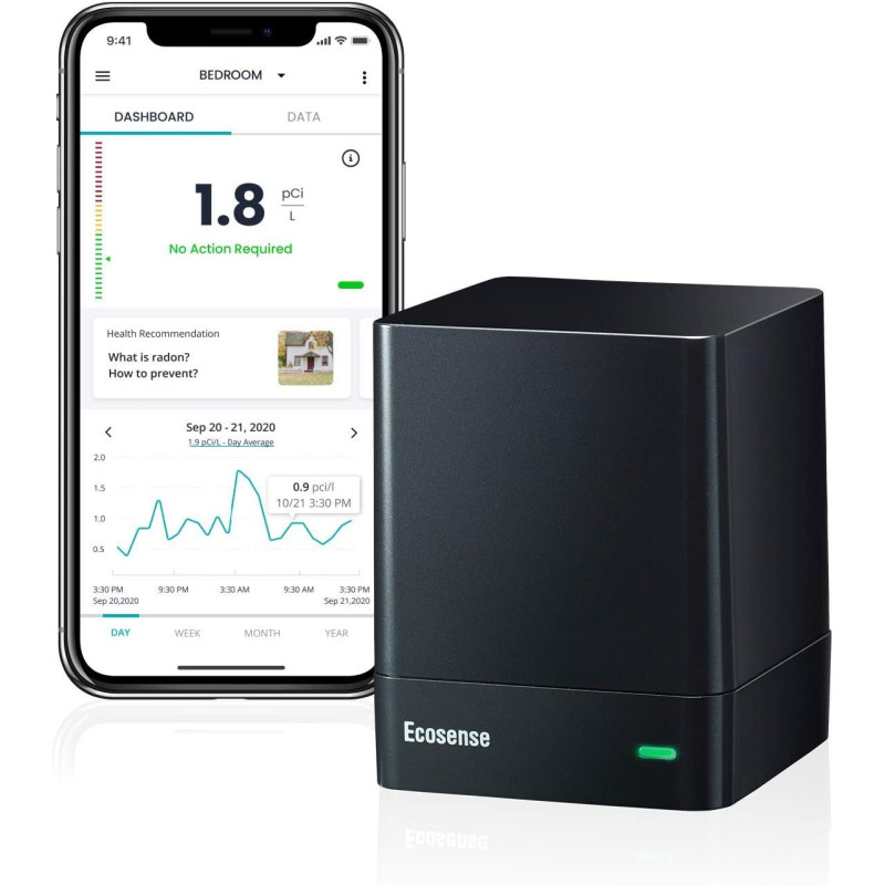 Ecosense EcoQube, le cube pour mesurer le Radon