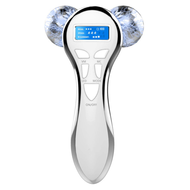 Yeamon 4D Facial Roller: Microcurrent Face Massager for Lifting, Toning & Anti-Aging Yeamon 4D Facial Roller: Microcurrent Face Massager for Lifting, Toning & Anti-Aging