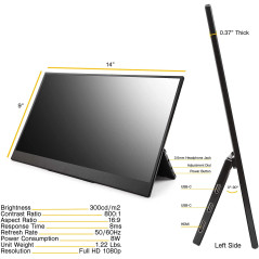 SideTrak Solo 15.8", the 15.8" side monitor