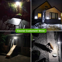 Claoner Solar Lights, l'éclairage à détecteur de mouvements