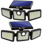 AmeriTop 800LM Solar Security Lights: 270° Wide-Angle Motion Sensor - Protect Your Home! AmeriTop 800LM Solar Security Lights: 270° Wide-Angle Motion Sensor - Protect Your Home!